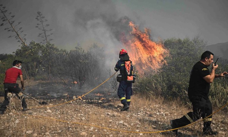 greece wildfires
