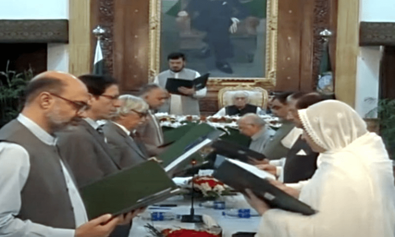 kp new interim cabinet